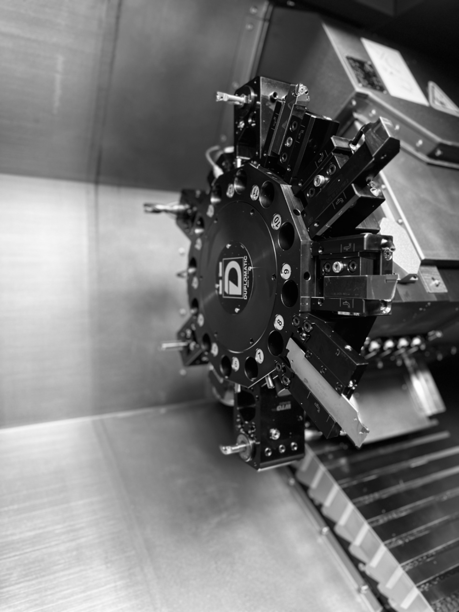 Werkzeugrevolver einer CNC-Drehmaschine